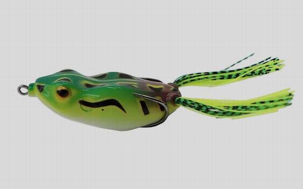 手竿钓黑鱼用雷蛙行吗?