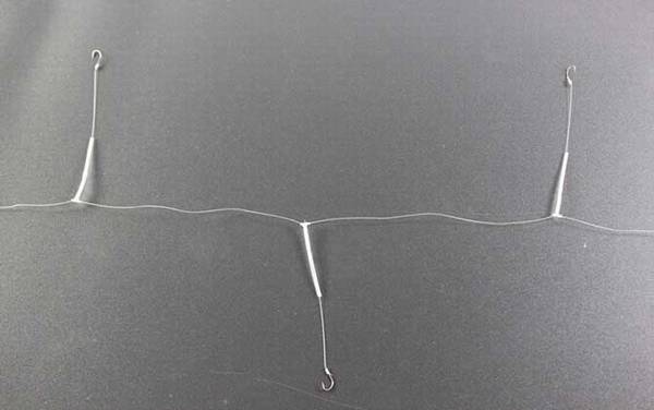 海竿串钩钓鱼技巧和方法,重点是饵料和抛竿,其他的比较简单!