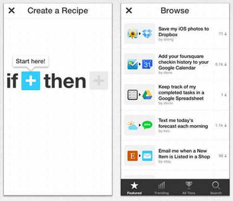 IFTTT推出iPhone应用