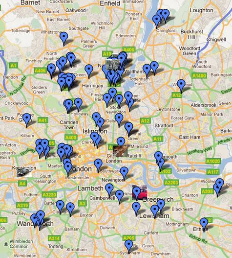 riots_map 社会化媒体在伦敦骚乱中的正面应用