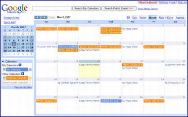 Google Adsense日历