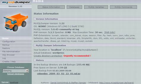 MySQL常用维护管理工具