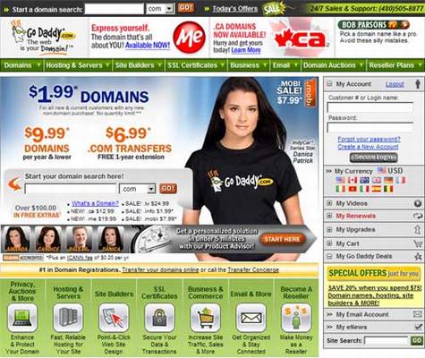 GoDaddy恢复访问正常