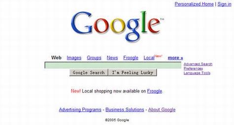 从Google首页变化看互联网十三年风云录