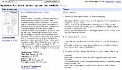 Google专利搜索服务发布