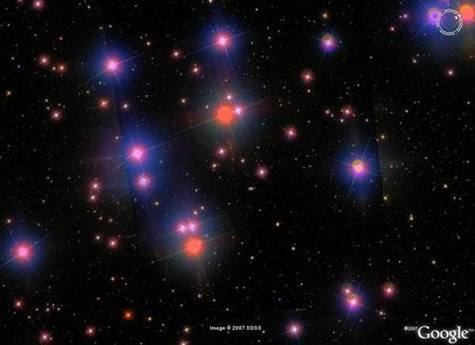 Google Sky上的壮观宇宙照片