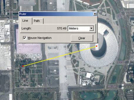 Google Earth更新北京奥运场馆卫星地图