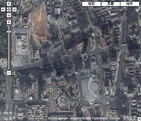 中国版谷歌地图支持卫星地图