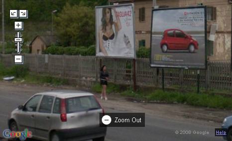 Google意大利街景车拍下妓女拉客
