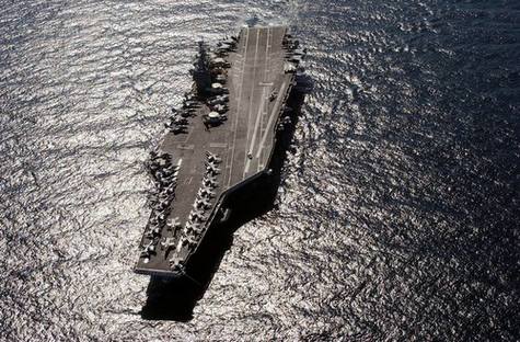 Google Earth曝光美国航空母舰