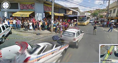 谷歌巴西街景地图发现尸体照片