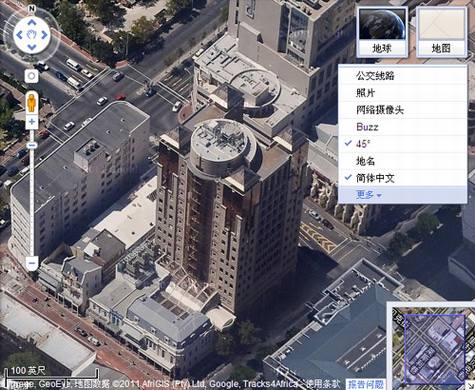 谷歌地图新图层界面