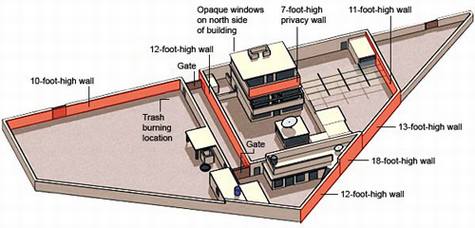 谷歌地图揭秘本拉登藏身豪宅