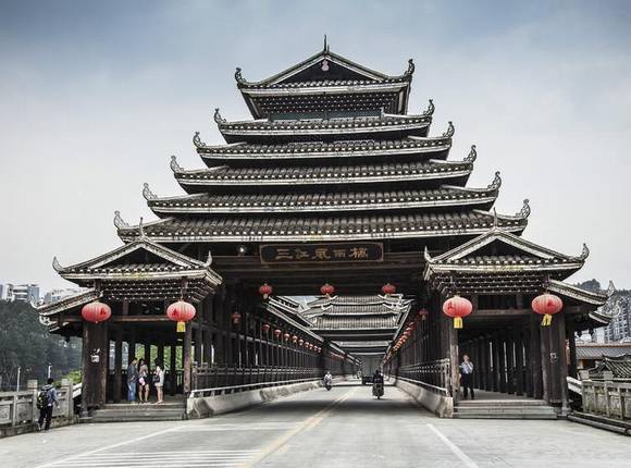广西三江程阳风雨桥 广西三江程阳风雨桥