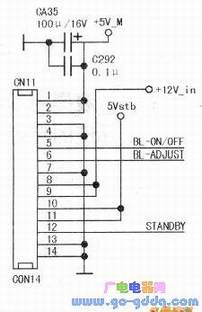 ����TLM3207Aϵ��Һ�����������뿪�ص�Դ��Ľӿڵ�·