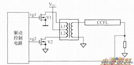 推挽结构驱动电路示意图