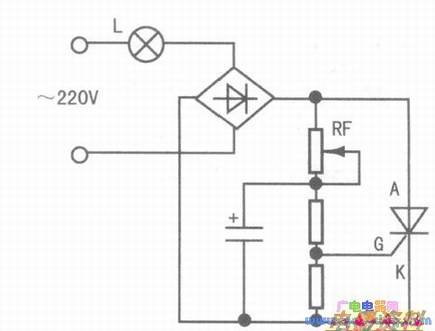 亮度可调灯电路