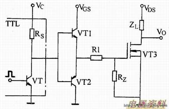 ��TTL ����MOSFETʾͼ