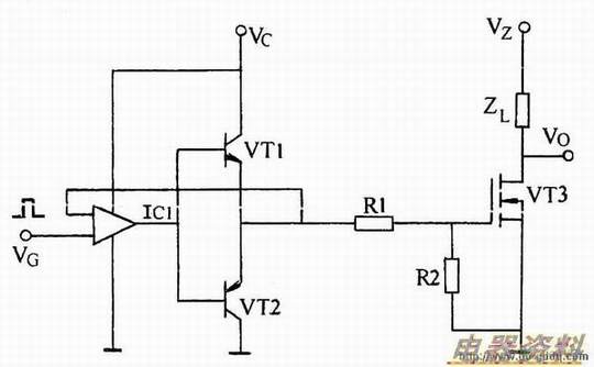 �����Ի�����·����MOSFETʾͼ