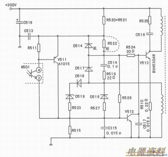东菱TC2528B彩电开关电源电路