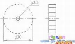 行输出变压器模具
