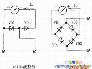 测量较小交注电流的电路图
