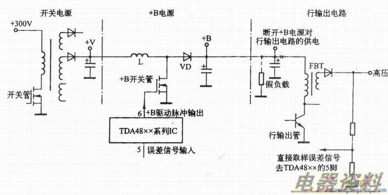 TDA48XXϵ��+B��Դ�Ӽٸ���ʾ��ͼ
