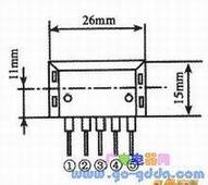断开STR-5412内开关管方法的示意图