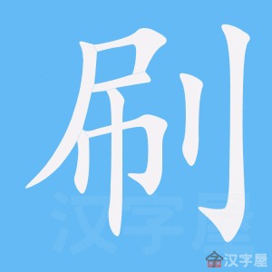 ��ˢ���ı�˳����д�ֶ�����ʾ