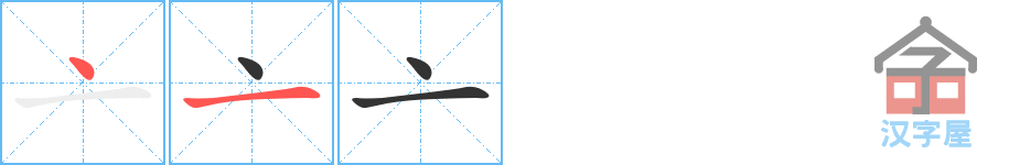 ����ı�˳�ֲ���ʾ��һ��һ��д�֣�