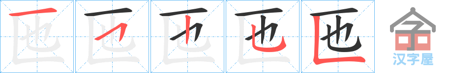 ���F���ı�˳�ֲ���ʾ��һ��һ��д�֣�