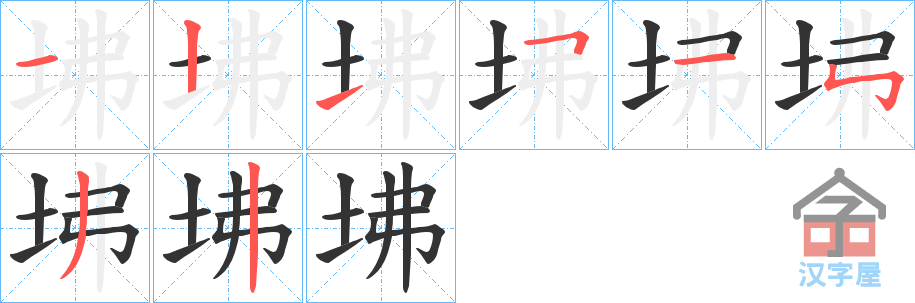 ���u���ı�˳�ֲ���ʾ��һ��һ��д�֣�