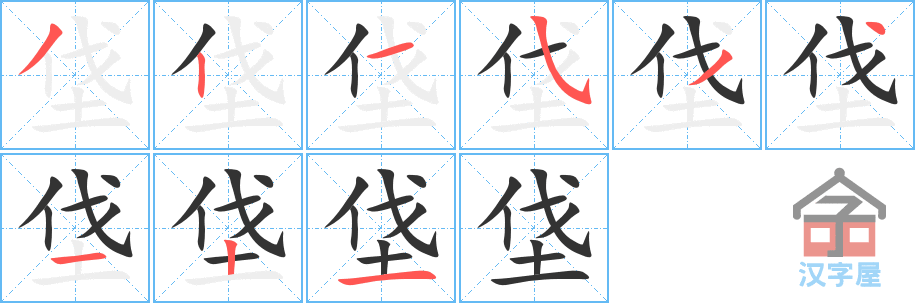 ���ҡ��ı�˳�ֲ���ʾ��һ��һ��д�֣�