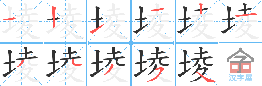 ���١��ı�˳�ֲ���ʾ��һ��һ��д�֣�