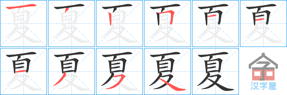 ���ġ��ı�˳�ֲ���ʾ��һ��һ��д�֣�