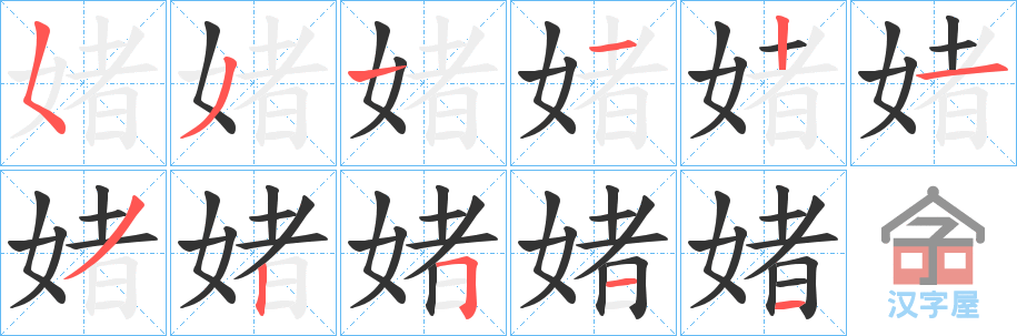 ���d���ı�˳�ֲ���ʾ��һ��һ��д�֣�