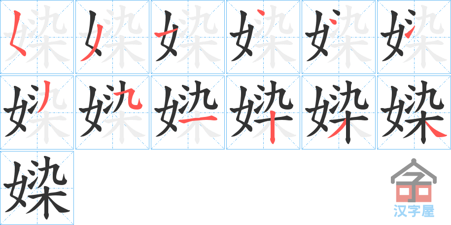 ���v���ı�˳�ֲ���ʾ��һ��һ��д�֣�