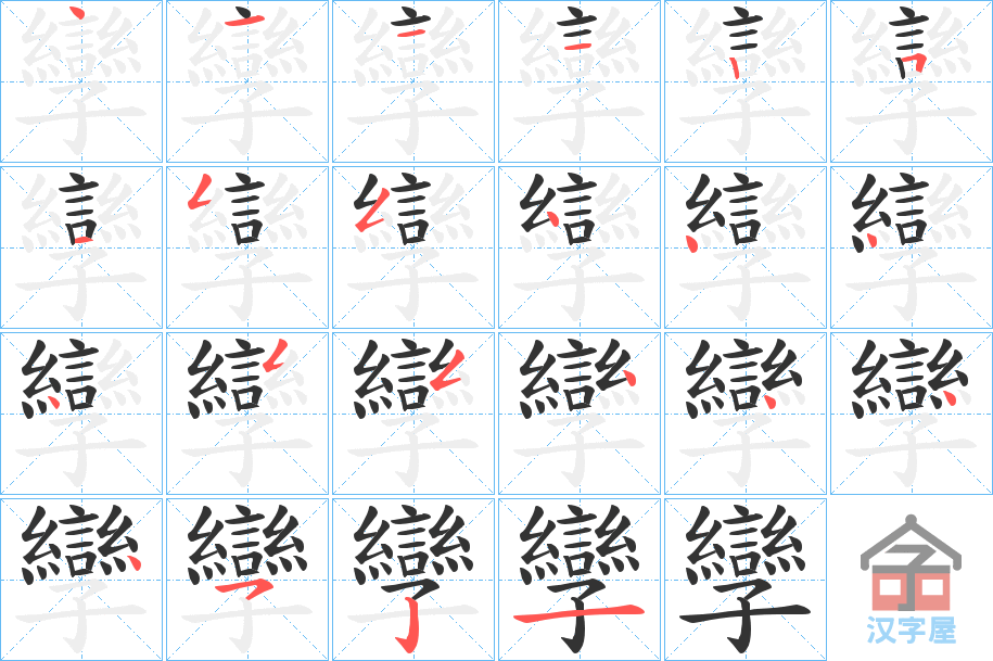 ���\���ı�˳�ֲ���ʾ��һ��һ��д�֣�