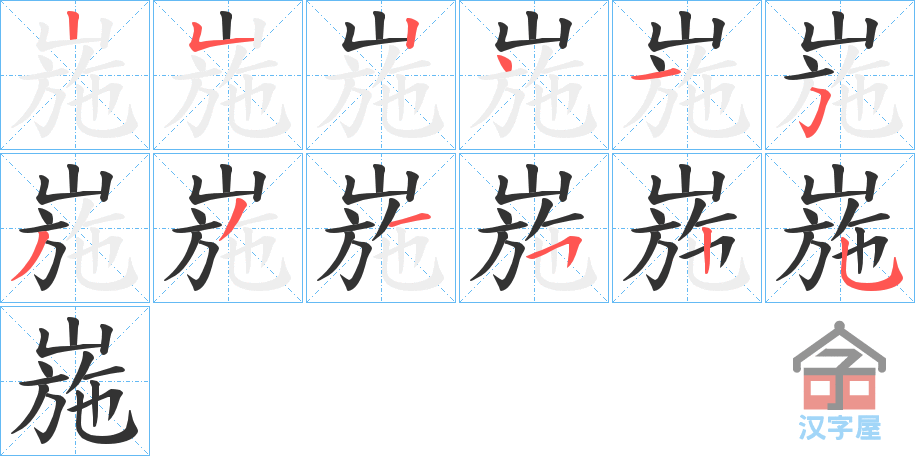 �������ı�˳�ֲ���ʾ��һ��һ��д�֣�