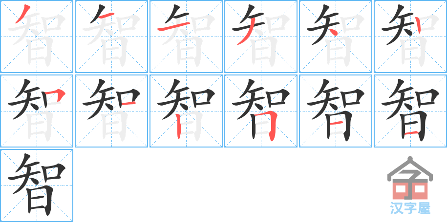 ���ǡ��ı�˳�ֲ���ʾ��һ��һ��д�֣�