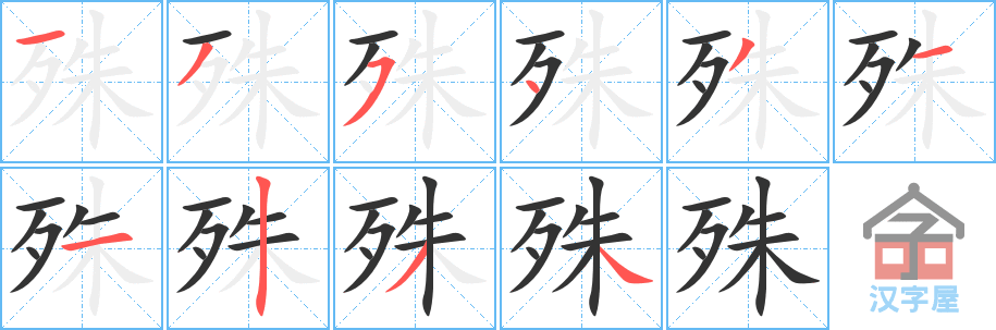 ���⡷�ı�˳�ֲ���ʾ��һ��һ��д�֣�