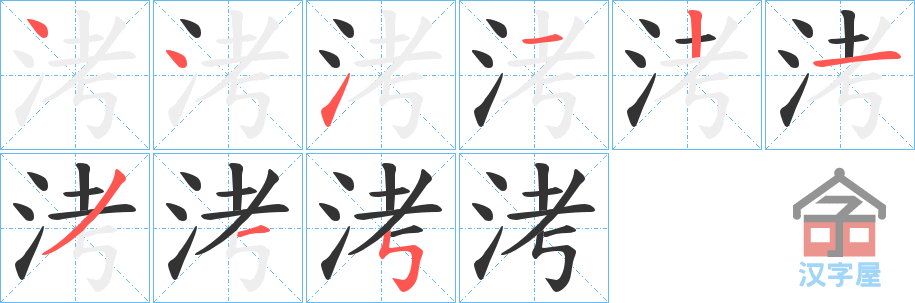 �������ı�˳�ֲ���ʾ��һ��һ��д�֣�