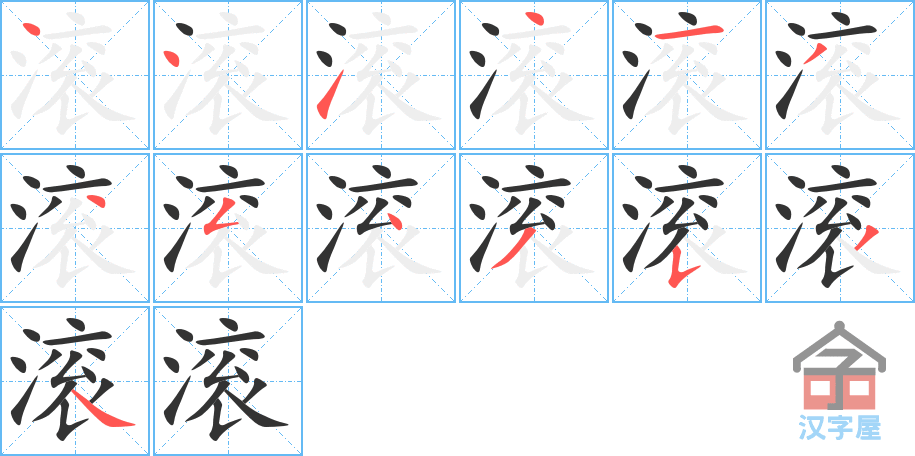 �������ı�˳�ֲ���ʾ��һ��һ��д�֣�