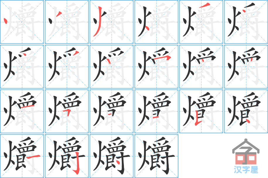 ���ߡ��ı�˳�ֲ���ʾ��һ��һ��д�֣�