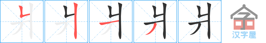 ���ݡ��ı�˳�ֲ���ʾ��һ��һ��д�֣�