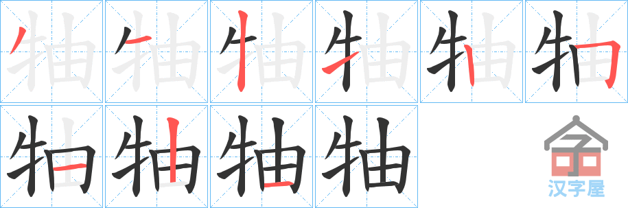 �������ı�˳�ֲ���ʾ��һ��һ��д�֣�