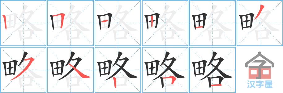 ���ԡ��ı�˳�ֲ���ʾ��һ��һ��д�֣�