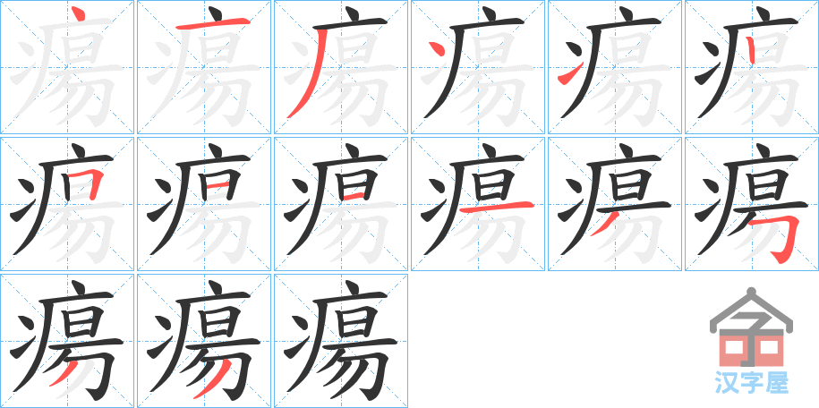 �������ı�˳�ֲ���ʾ��һ��һ��д�֣�