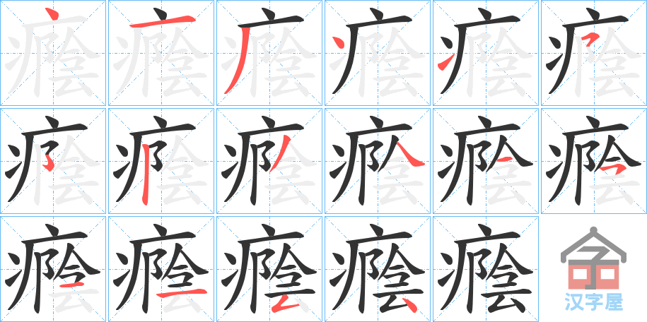 ���E���ı�˳�ֲ���ʾ��һ��һ��д�֣�