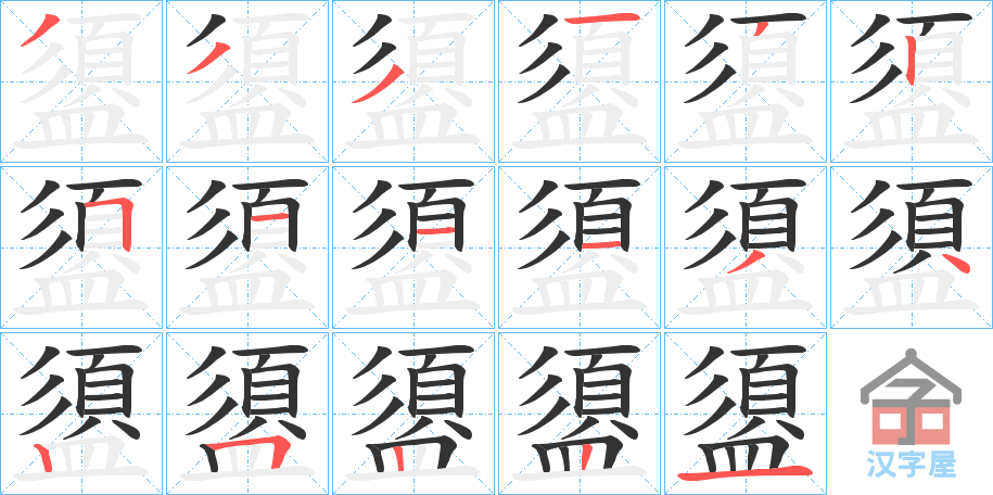 ���S���ı�˳�ֲ���ʾ��һ��һ��д�֣�